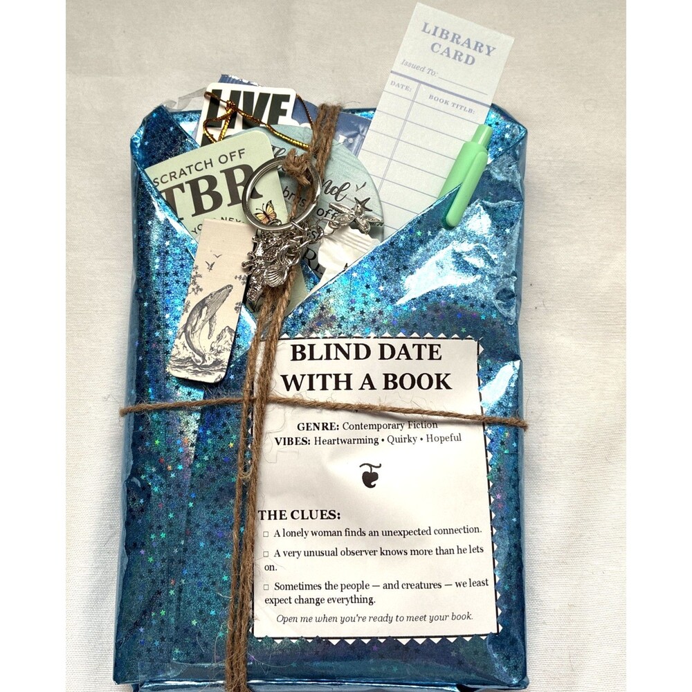 Blind Date With a Book Gift Set – Mystery Wrapped Novel, Book Lover Gift, Readin